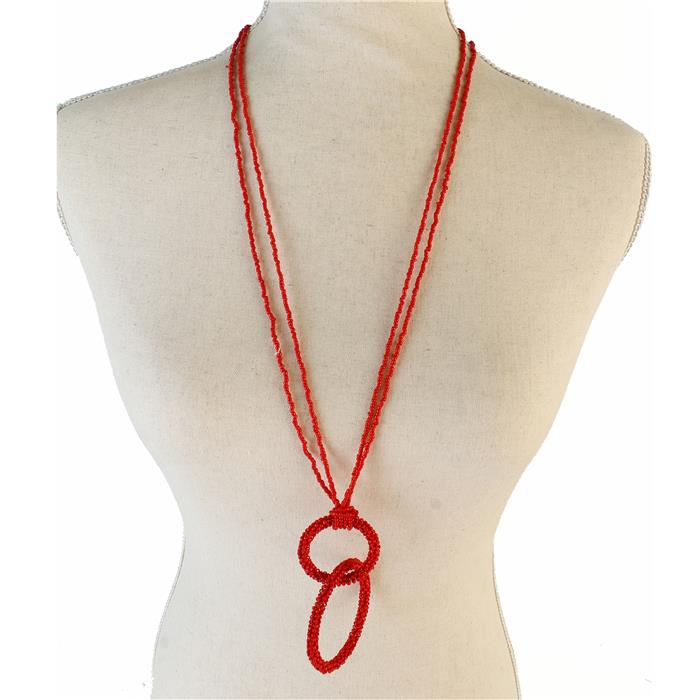 Hedi Necklace Red