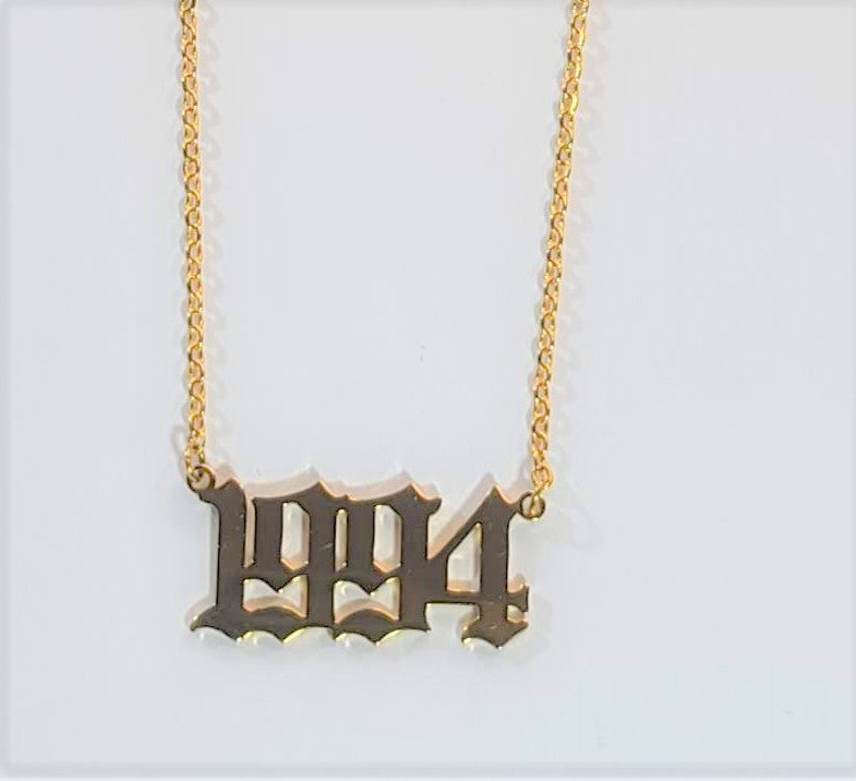 90's  Gold Necklaces