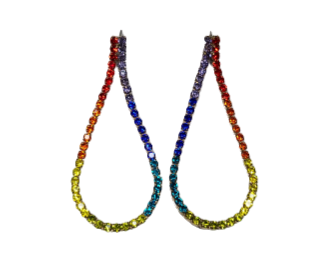 Colorful Loop Earrings