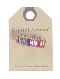 Size 8 Colorful Ring Gold 2.2