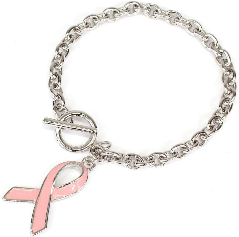Silver Breast Cancer Ribbon