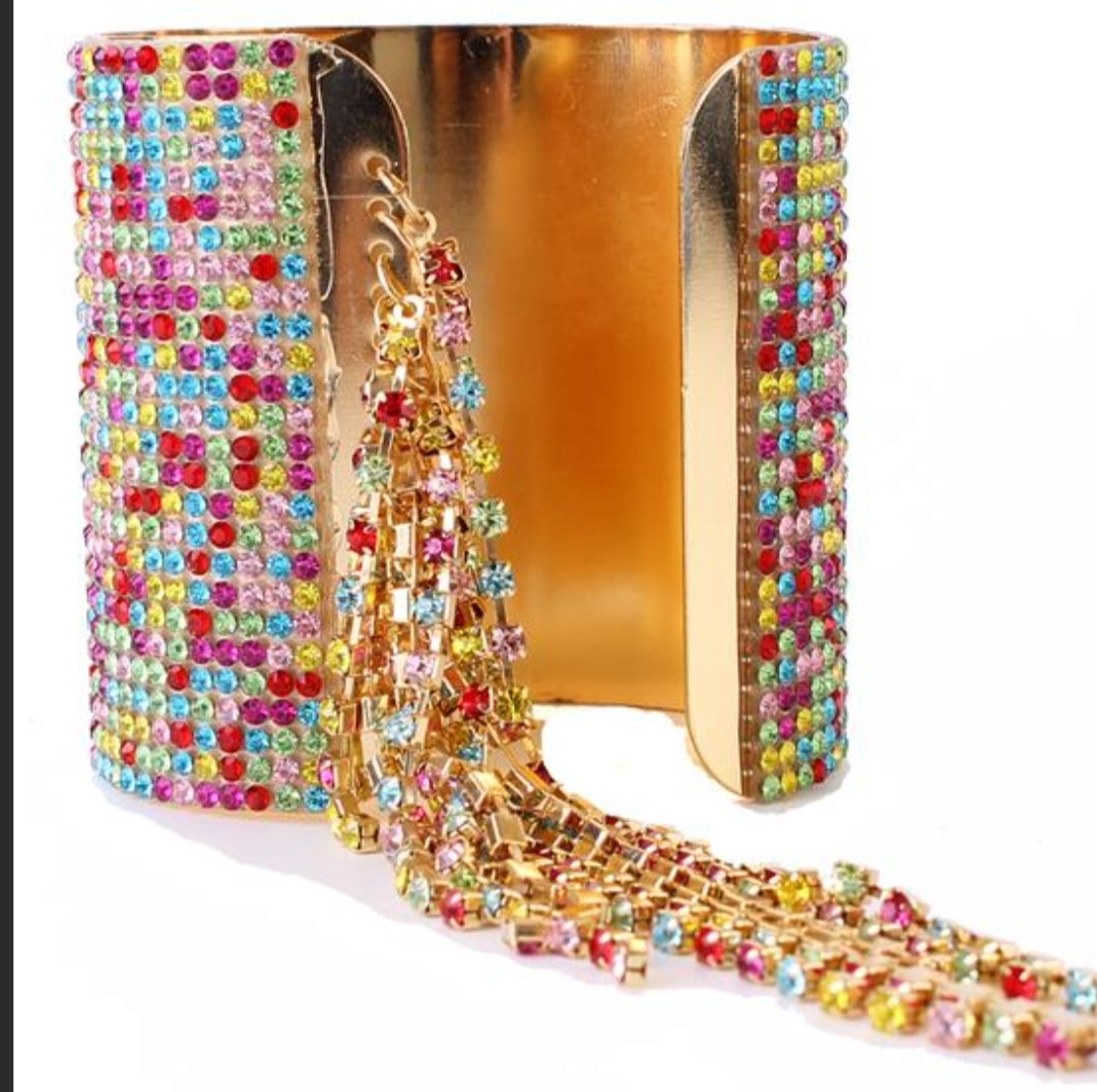 Colorful Bling Cuff