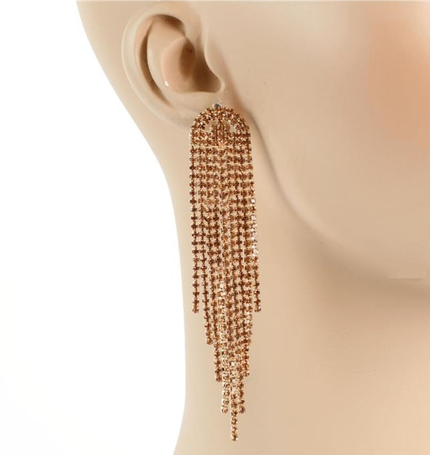 Bling Fringe Earring