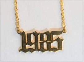 80's  Gold Necklaces
